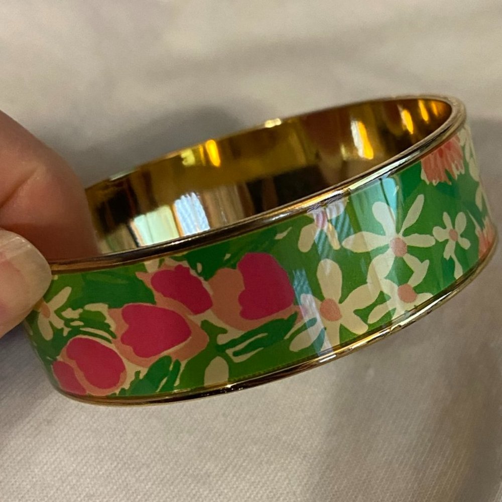 Lilly Pulitzer Floral Bangle Bracelet